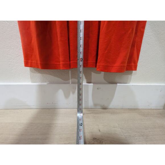 Liz Claiborne Elisabeth Dress Women's XL Red Comfy Button Down Midi Tank Dress - Picture 4 of 11